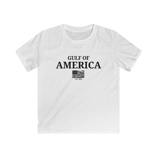 Kids Gulf of America Distressed Flag Softstyle Tee