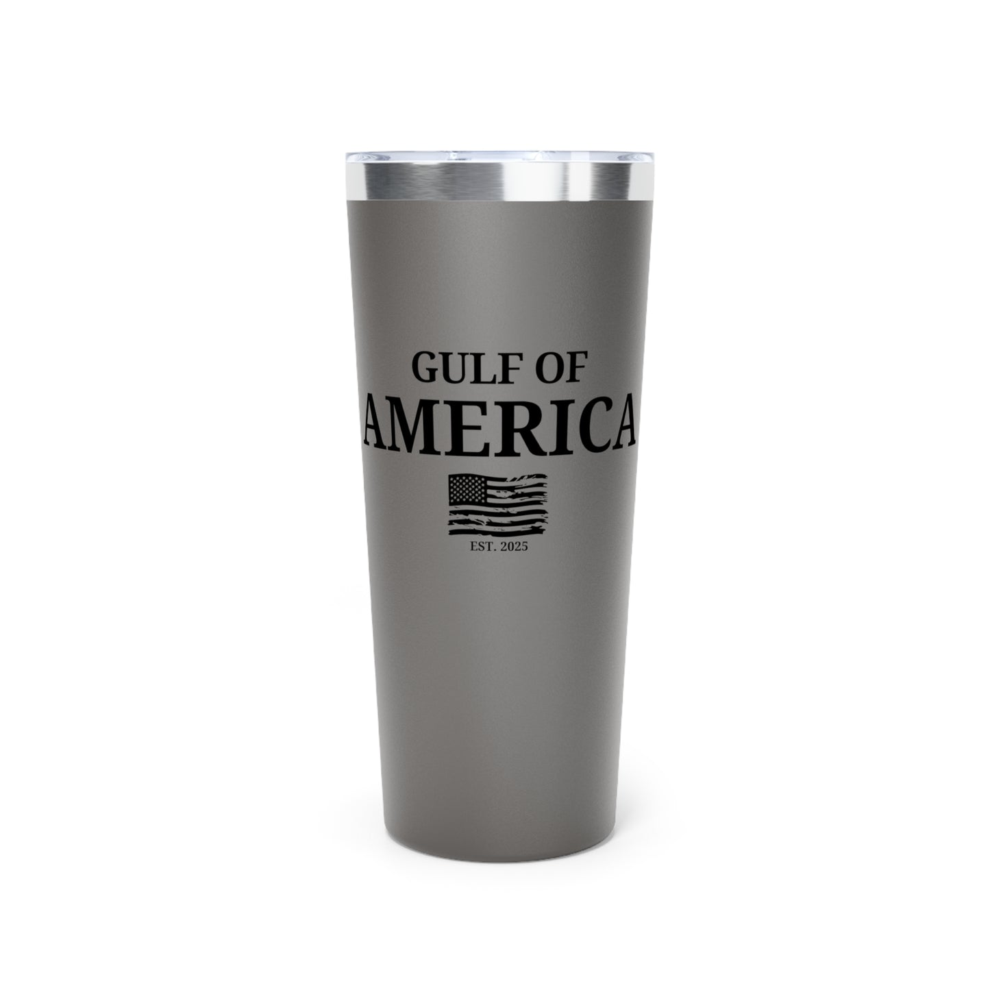 Gulf of America Distressed Flag Copper Vacuum Insulated Tumbler, 22oz