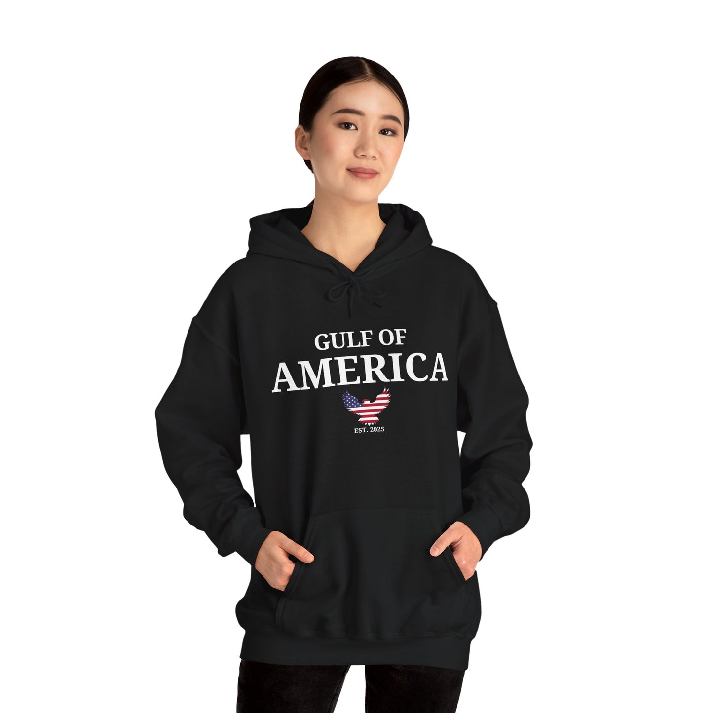 Unisex Heavy Blend™ Hooded Sweatshirt Gulf of America Eagle