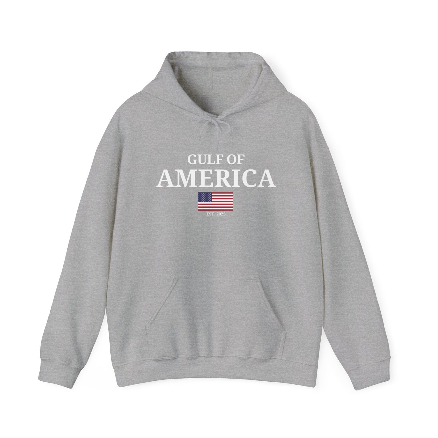 Unisex Heavy Blend™ Hooded Sweatshirt Gulf of America with Flag