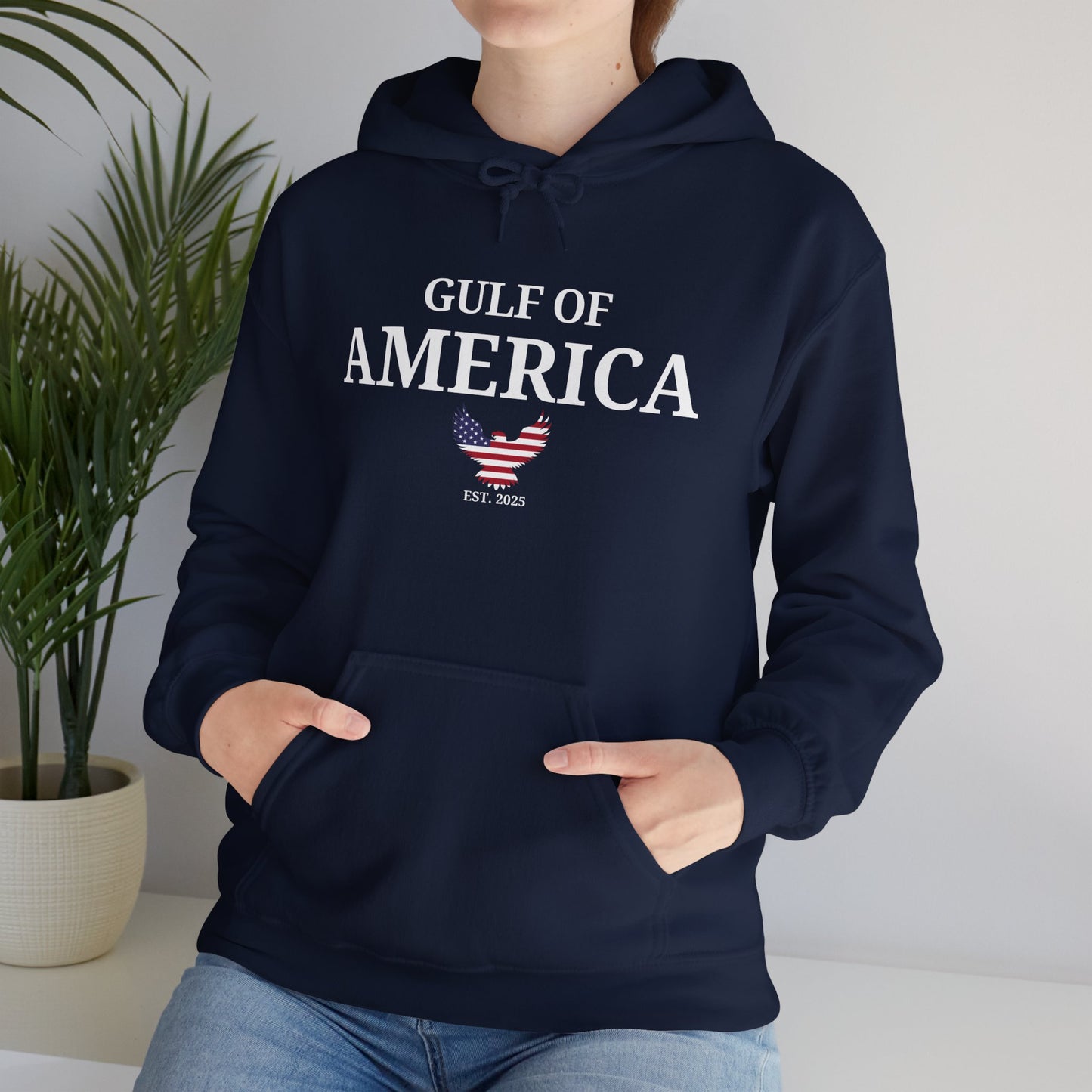 Unisex Heavy Blend™ Hooded Sweatshirt Gulf of America Eagle