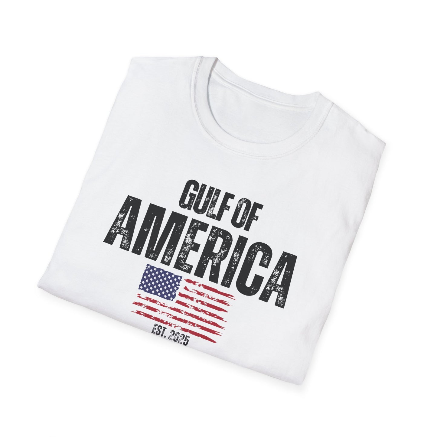 Unisex Softstyle T-Shirt Gulf of America Distressed Flag