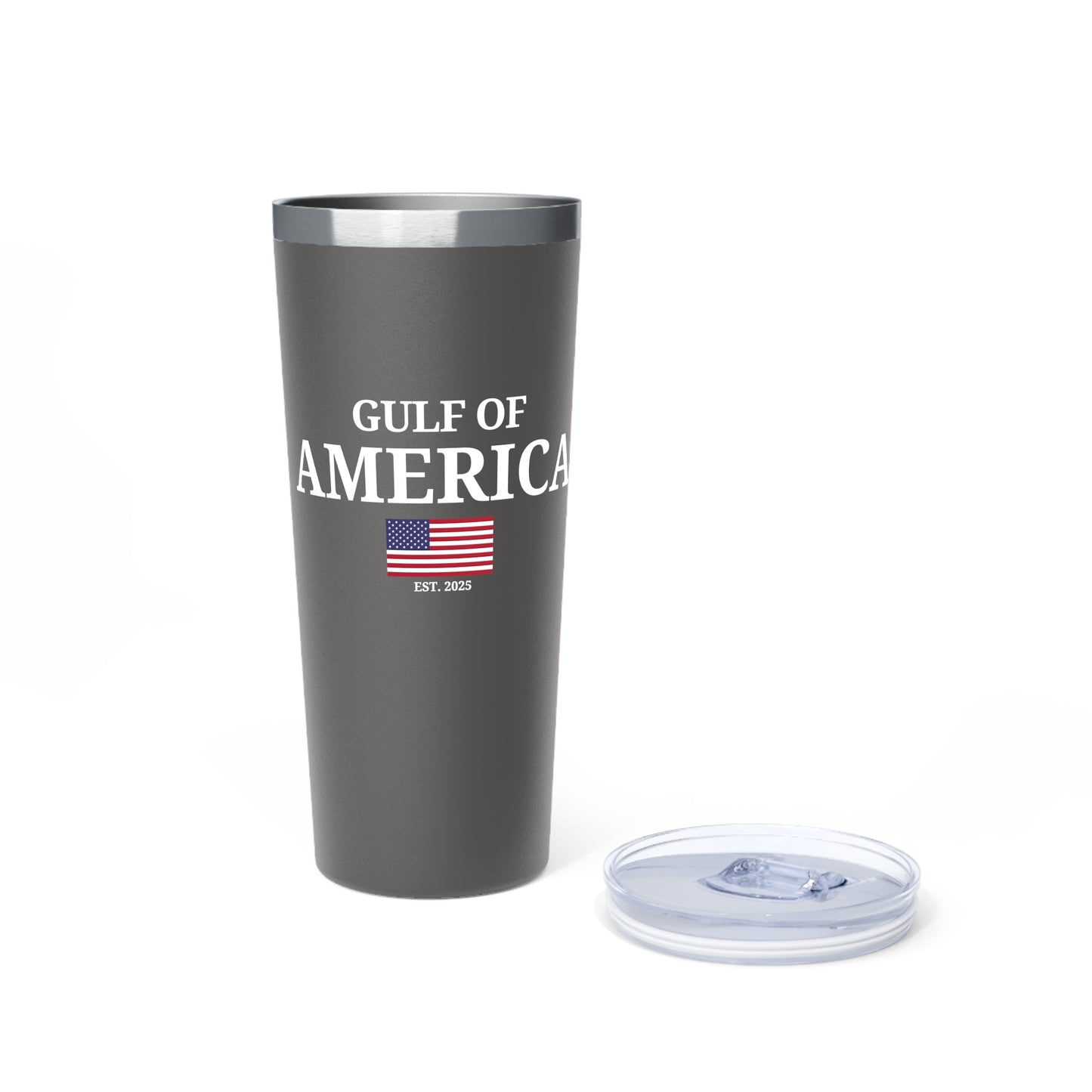 Gulf of America Flag Copper Vacuum Insulated Tumbler, 22oz