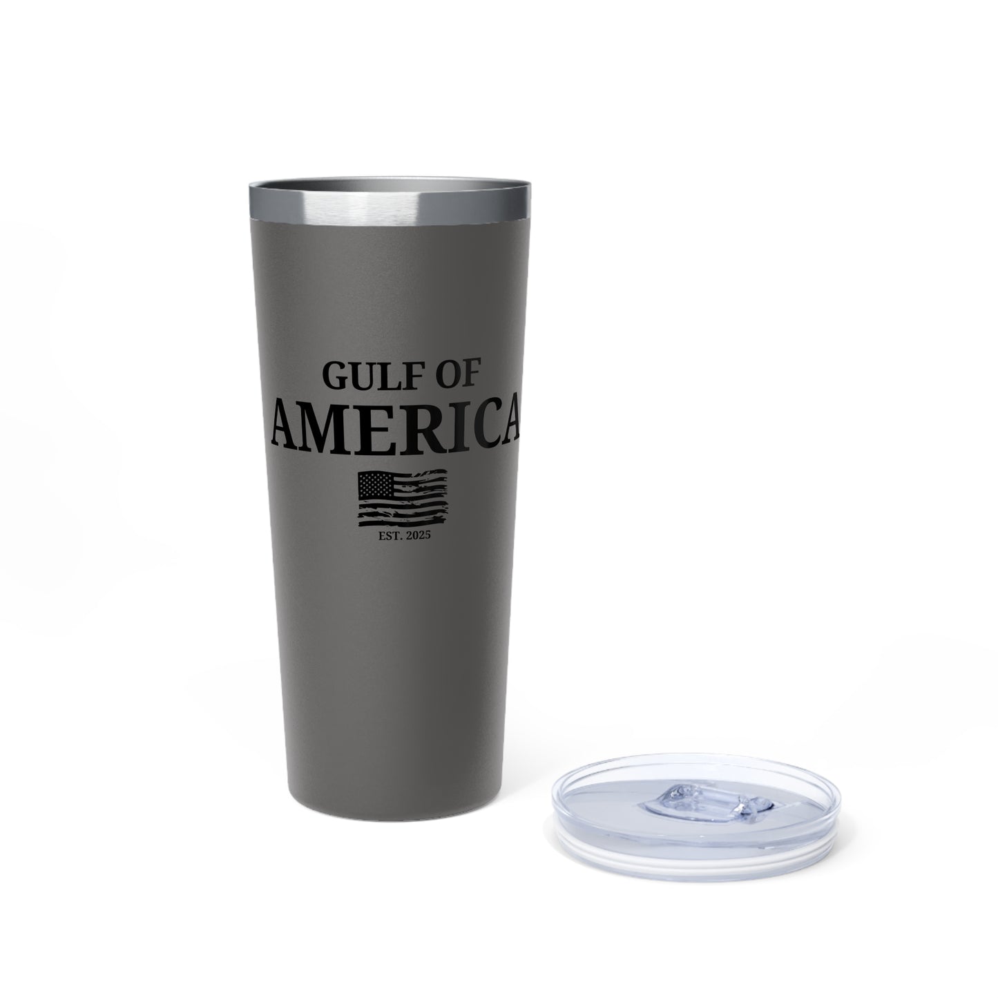 Gulf of America Distressed Flag Copper Vacuum Insulated Tumbler, 22oz