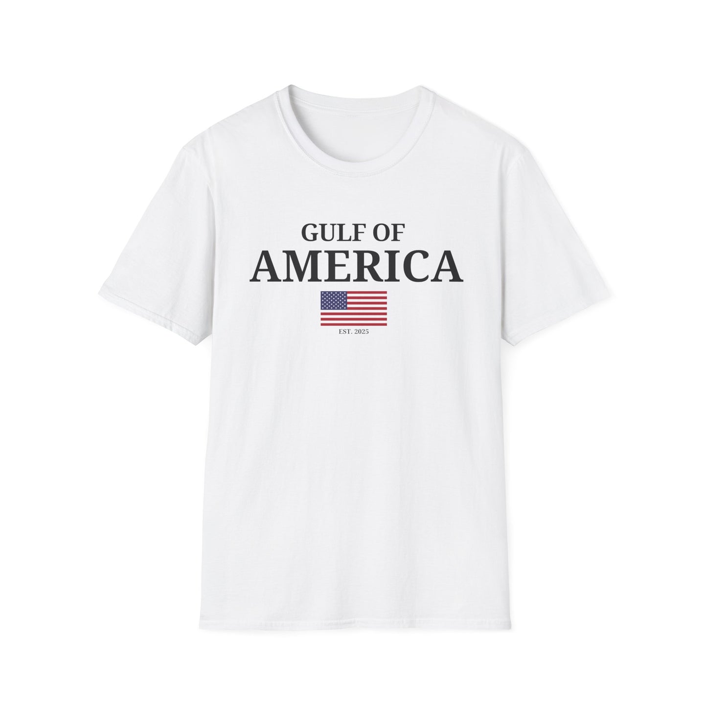 Unisex Softstyle T-Shirt Gulf of America with Flag