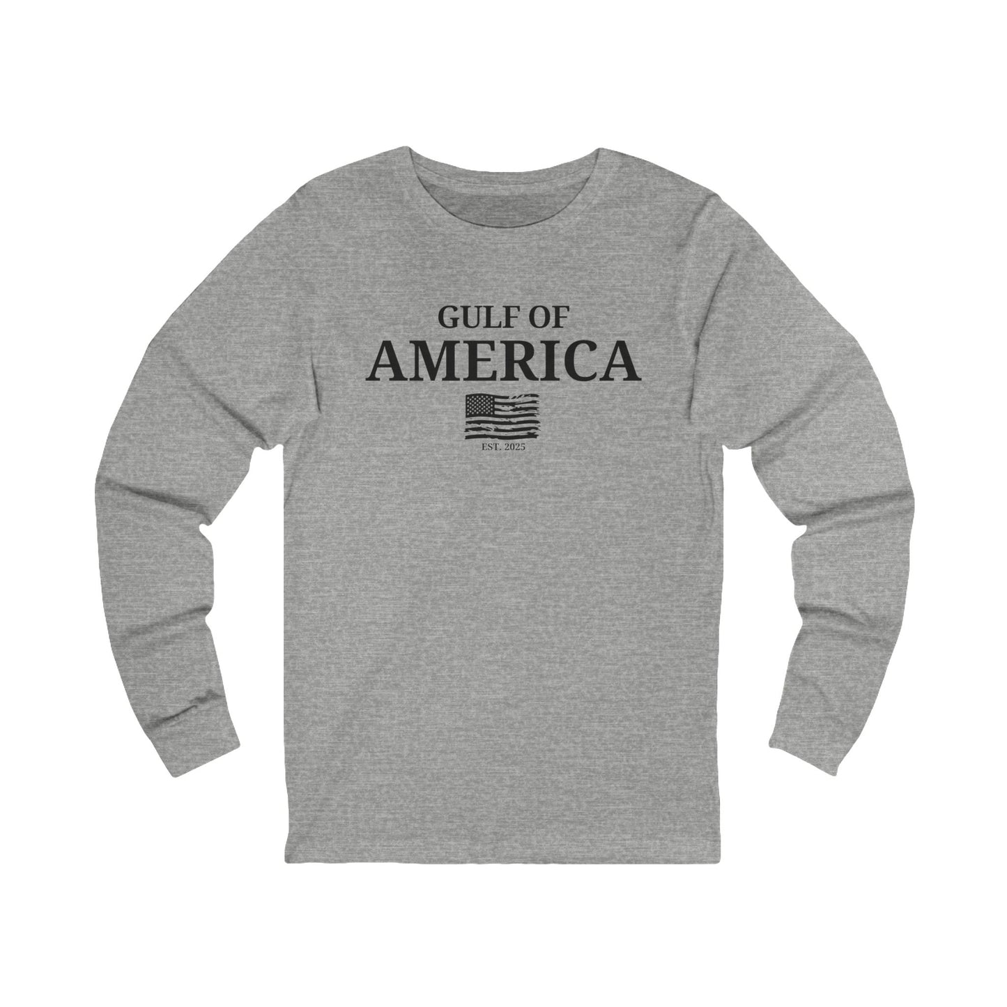 Unisex Jersey Long Sleeve Gulf of America Distressed Flag