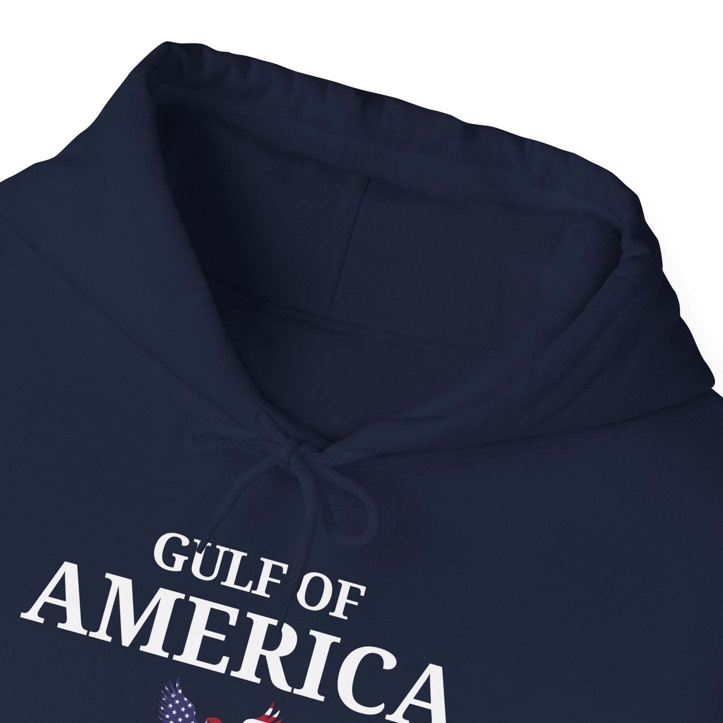 Unisex Heavy Blend™ Hooded Sweatshirt Gulf of America Fishing Co with Eagle