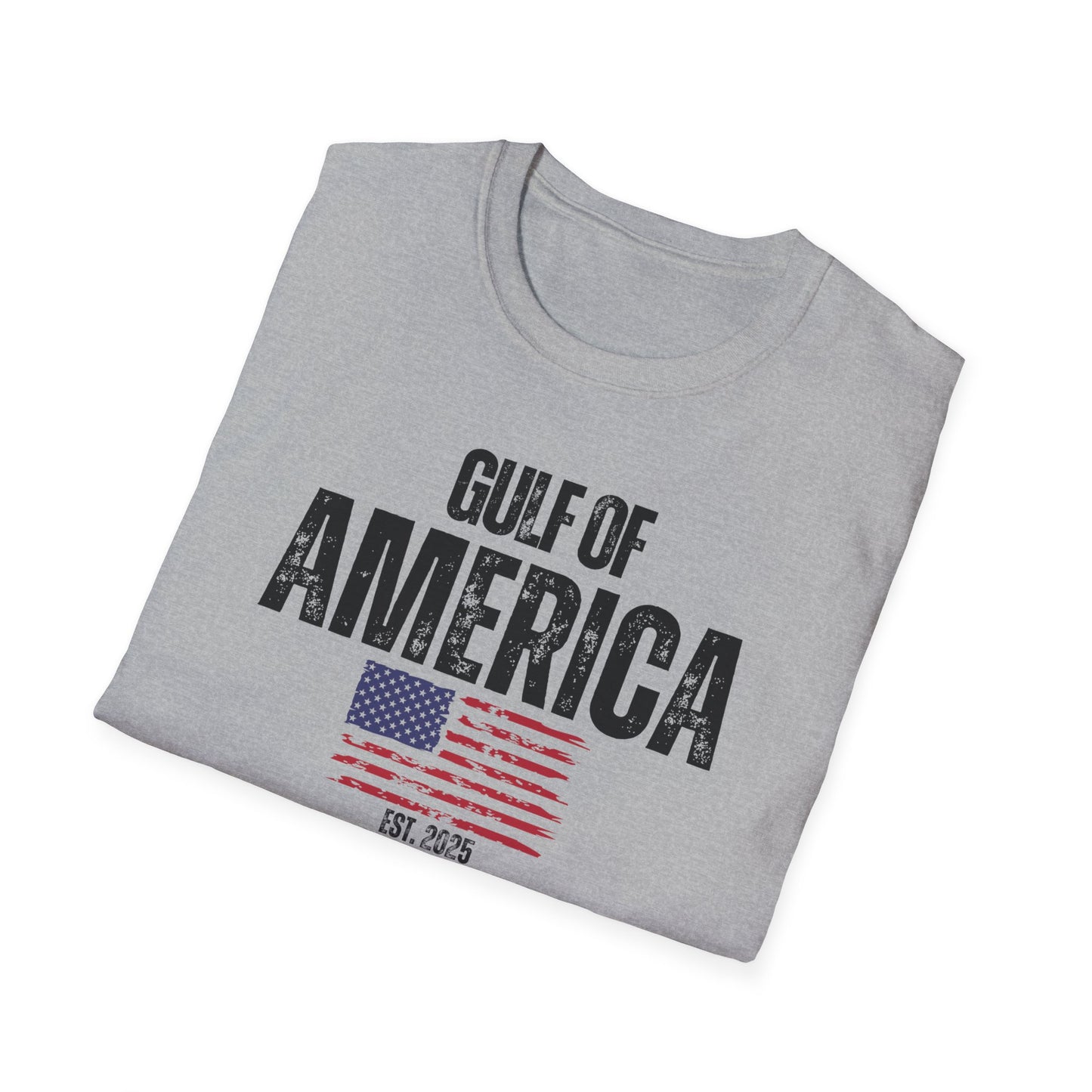 Unisex Softstyle T-Shirt Gulf of America Distressed Flag