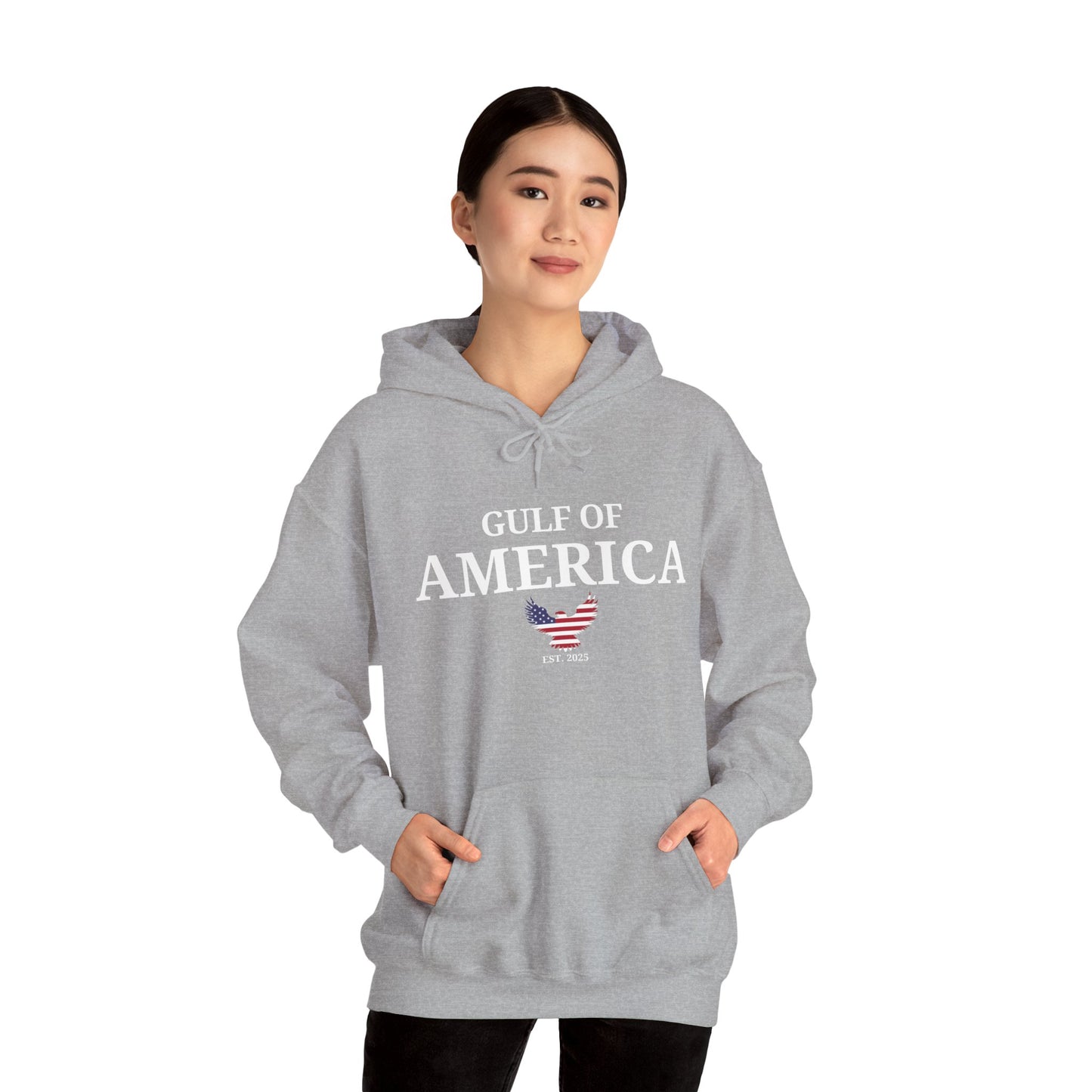 Unisex Heavy Blend™ Hooded Sweatshirt Gulf of America Eagle