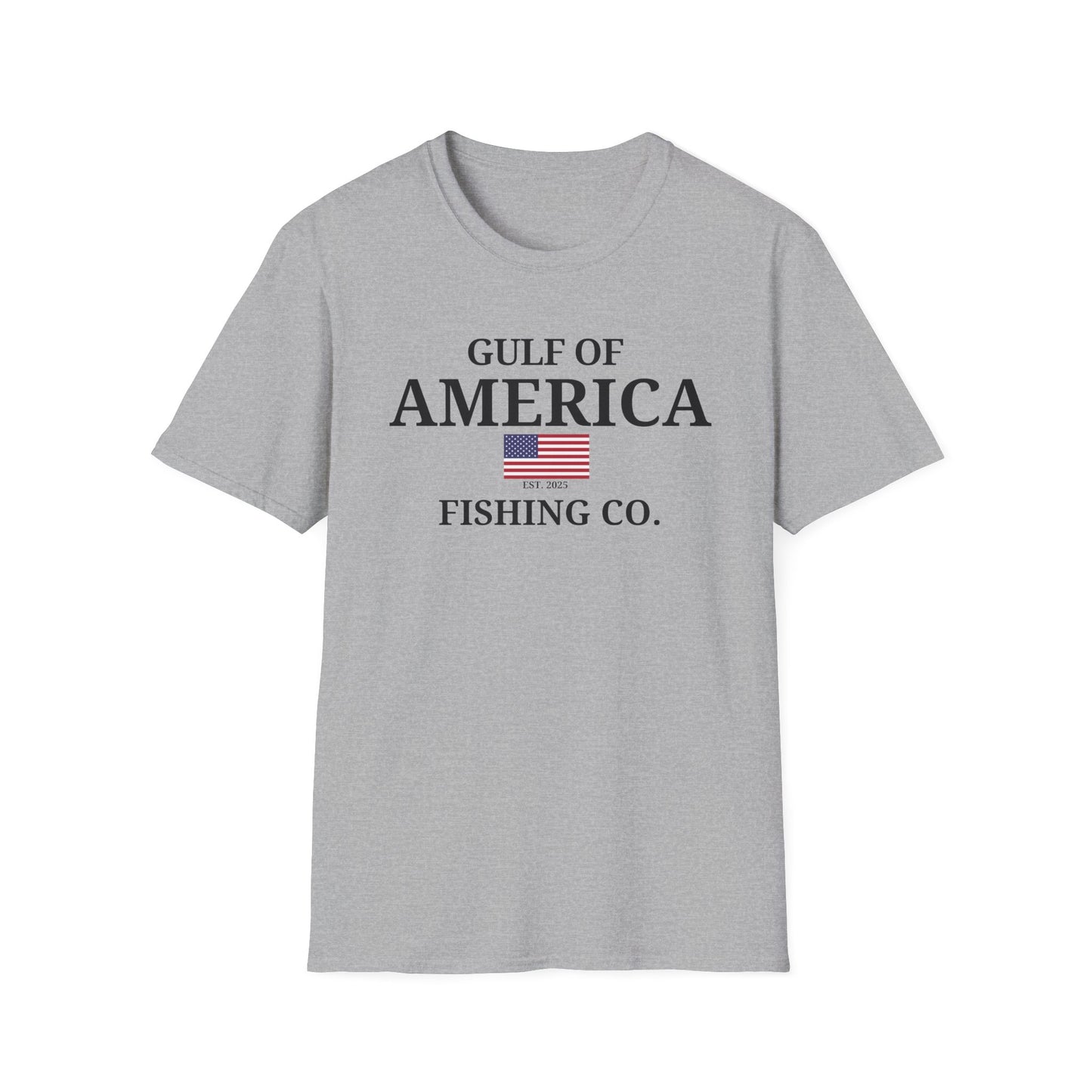 Unisex Softstyle T-Shirt Gulf of America Fishing Co. Flag