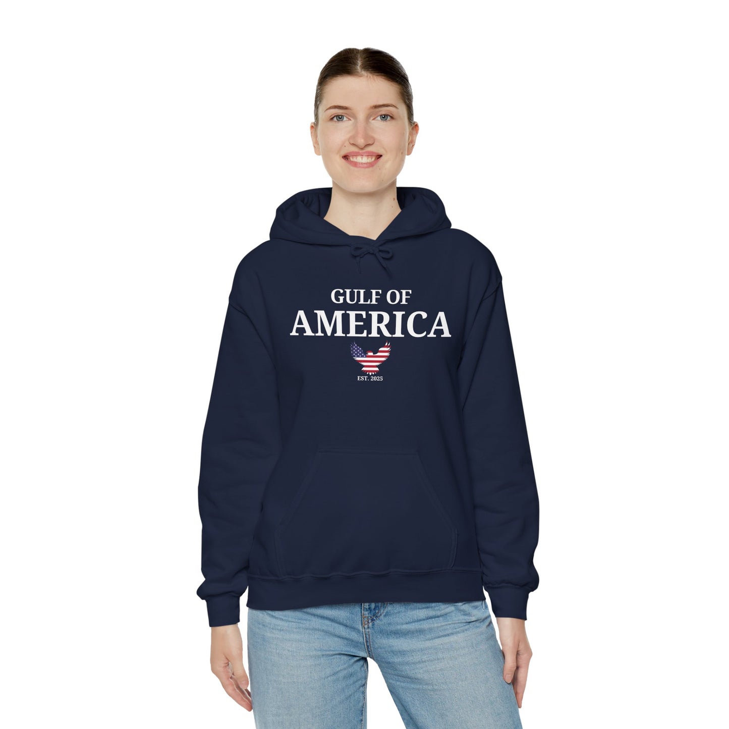 Unisex Heavy Blend™ Hooded Sweatshirt Gulf of America Eagle