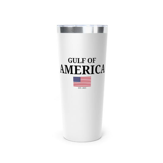 Gulf of America Flag Copper Vacuum Insulated Tumbler, 22oz