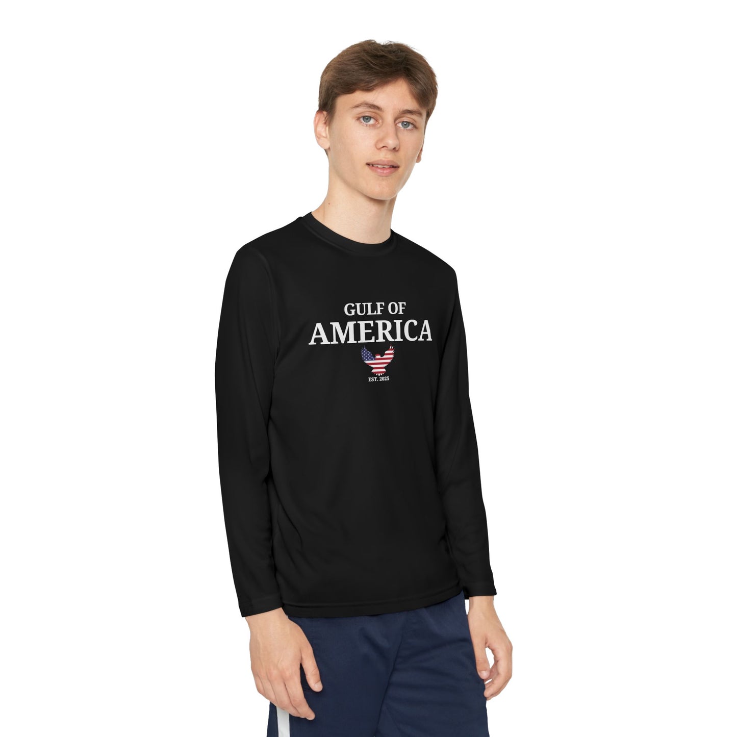 Youth Long Sleeve Competitor Tee Gulf of America Eagle