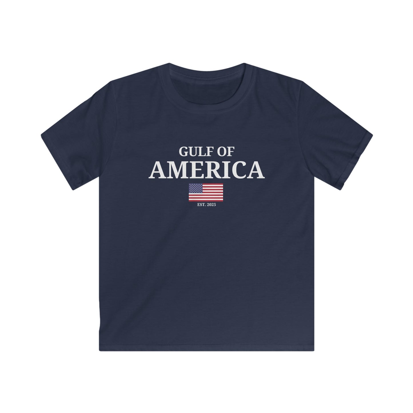 Kids Gulf of America with Flag Softstyle Tee