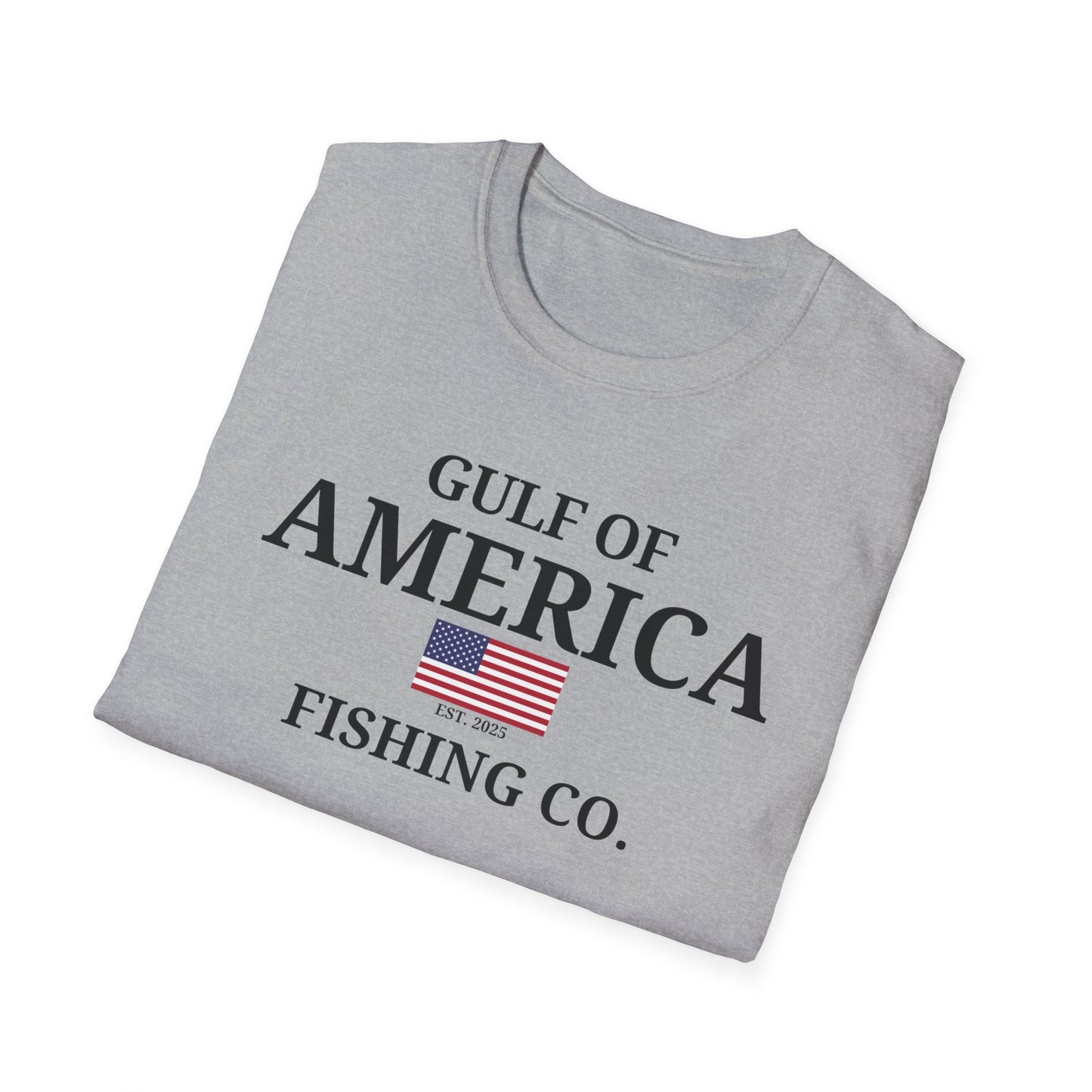 Unisex Softstyle T-Shirt Gulf of America Fishing Co. Flag