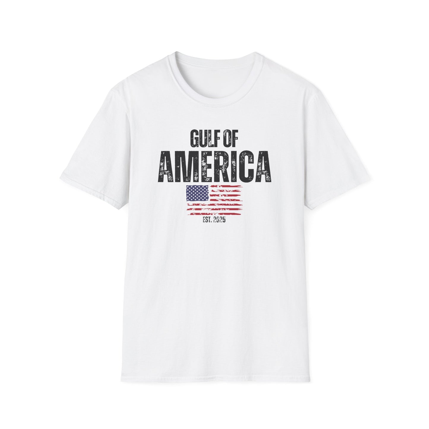 Unisex Softstyle T-Shirt Gulf of America Distressed Flag