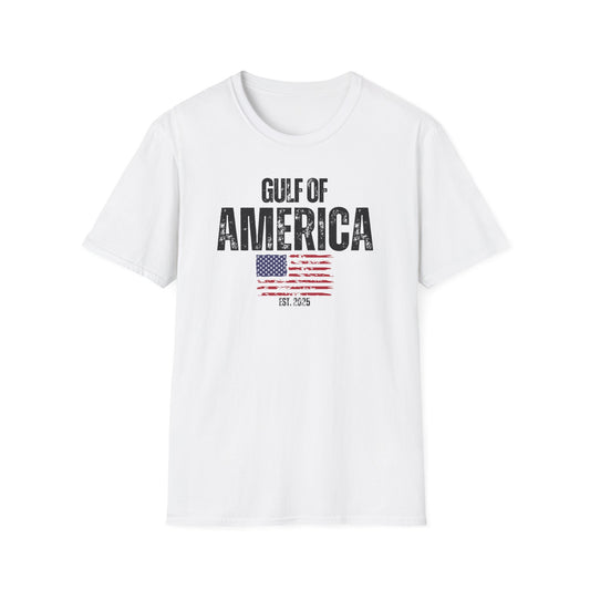 Unisex Softstyle T-Shirt Gulf of America Distressed Flag